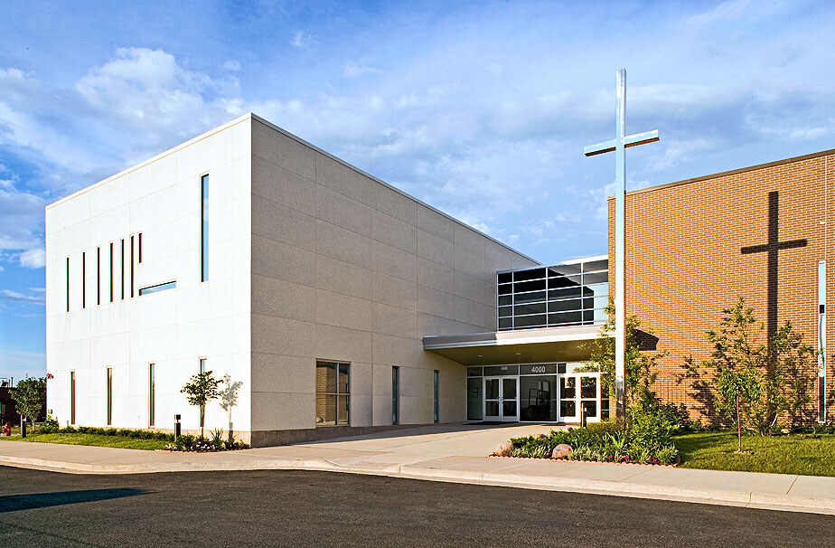 New church facility building design, Wheeling, Illinois
